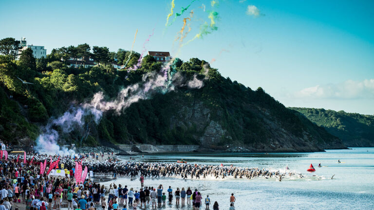 Long Course Weekend Wales swim in Tenby