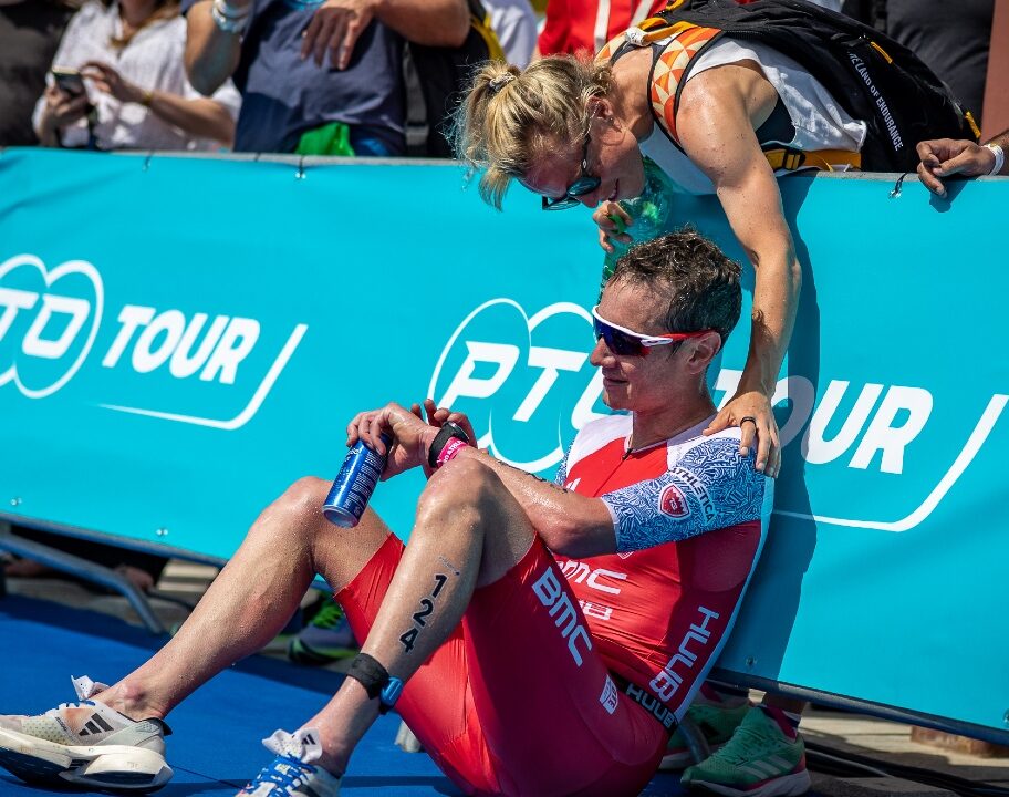 Alistair Brownlee finish PTO European Open 2023 Ibiza [Photo credit: PTO / Darren Wheeler]