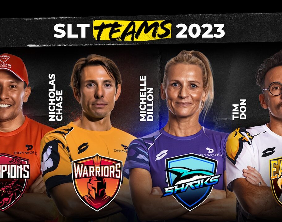 SLT team managers 2023 Chris McCormack, Nicholas Chase, Michelle Dillon and Tim Don
