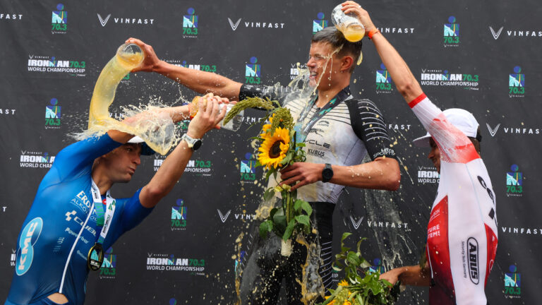 2023 IRONMAN World Championships Podium Men