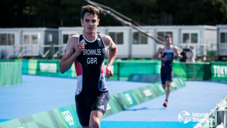 Jonny Brownlee Tokyo 2020 Mixed Team Relay run leg