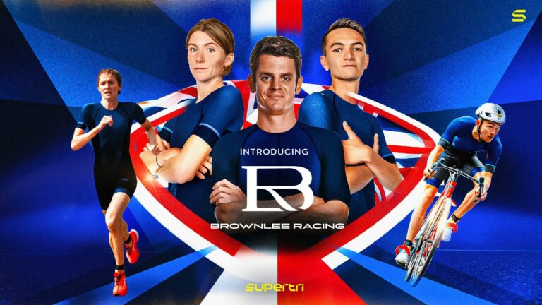 Brownlee Racing supertri updated graphic 2024 jonny brownlee beth potter alex yee