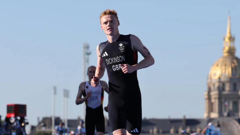 Paris 2024 Olympic mixed relay triathlon Sam Dickinson
