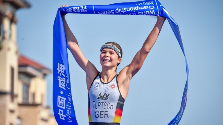Lisa Tertsch WTCS Weihai 2024 Finish