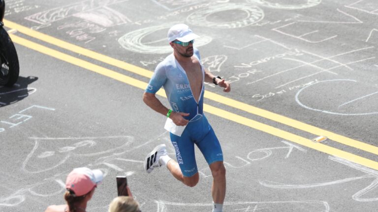 Patrick Lange IRONMAN World Championship 2024 Kona run photo credit Getty Images for IRONMAN