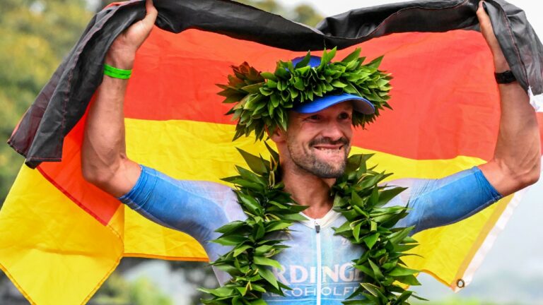 Patrick Lange IRONMAN World Championship Kona 2024 photo credit Getty Images for IRONMAN