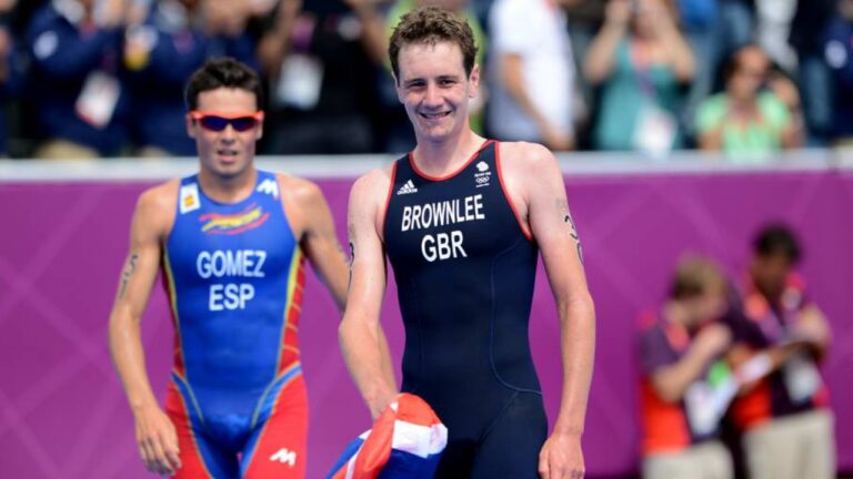 Alistair Brownlee London 2012 Olympics Triathlon Finish