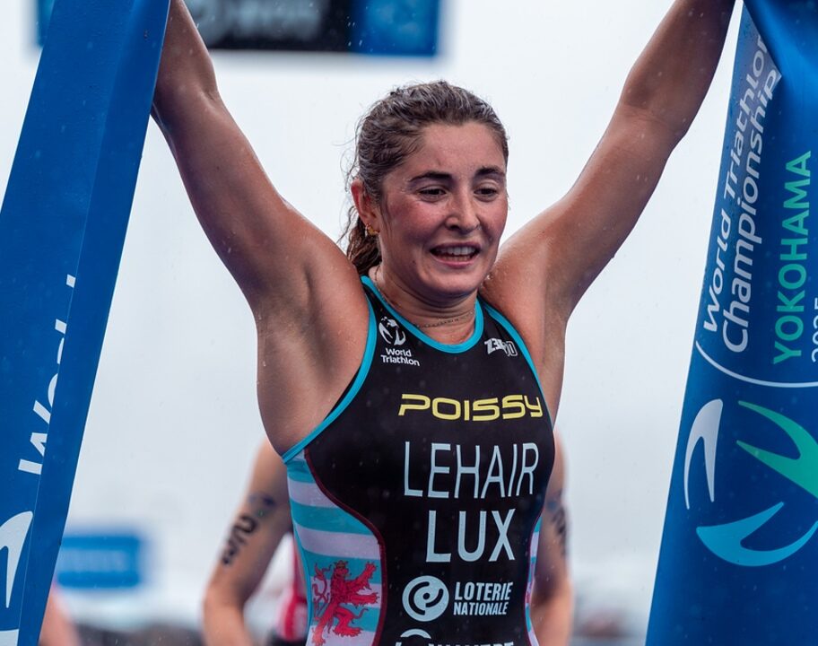 Jeanne Lehair wins WTCS Yokohama 2025 photo credit World Triathlon