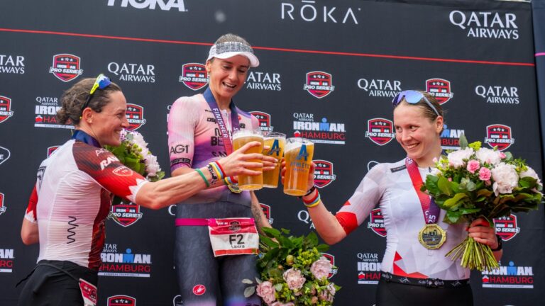 ironman hamburg 2025 podium laura philipp kat matthews solveig lovseth beer